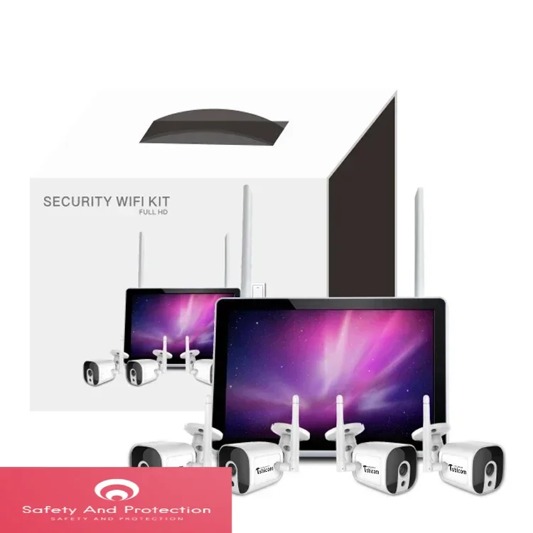 Home Security Wireless Camera - TUYA Smart Wi-Fi 4CH NVR Kit