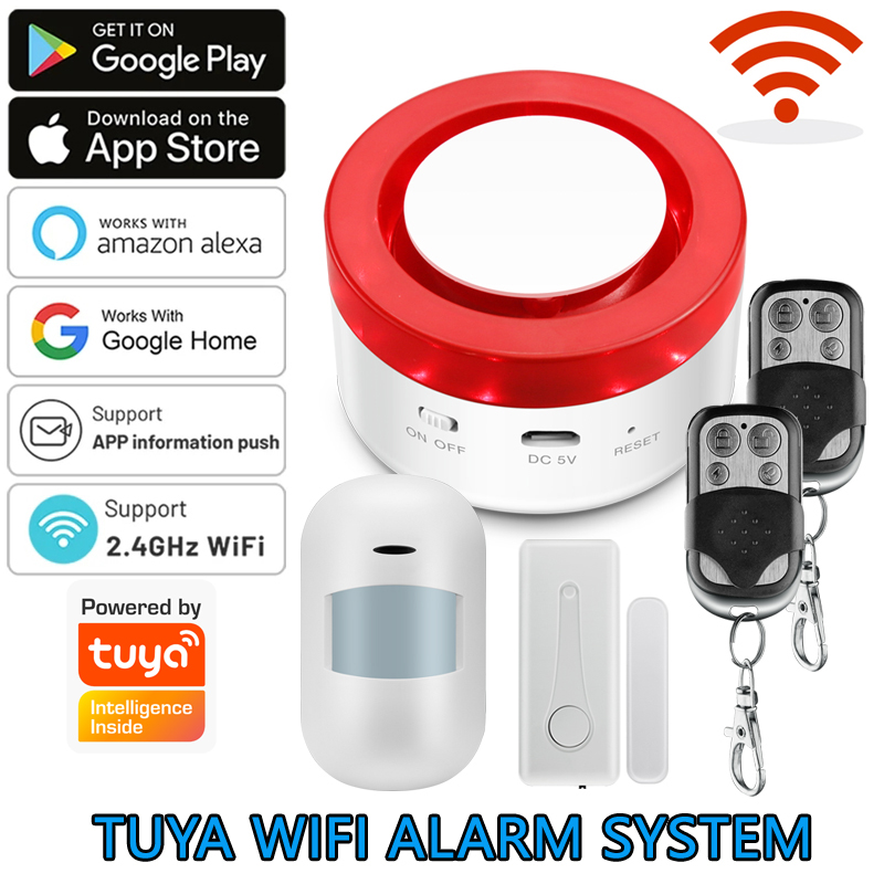 Home Security Ultimate - WiFi Tuya Home Alarm System 120DB