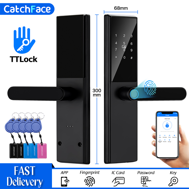 Home Security Ideas - Bluetooth Fingerprint Door Lock TTLock App