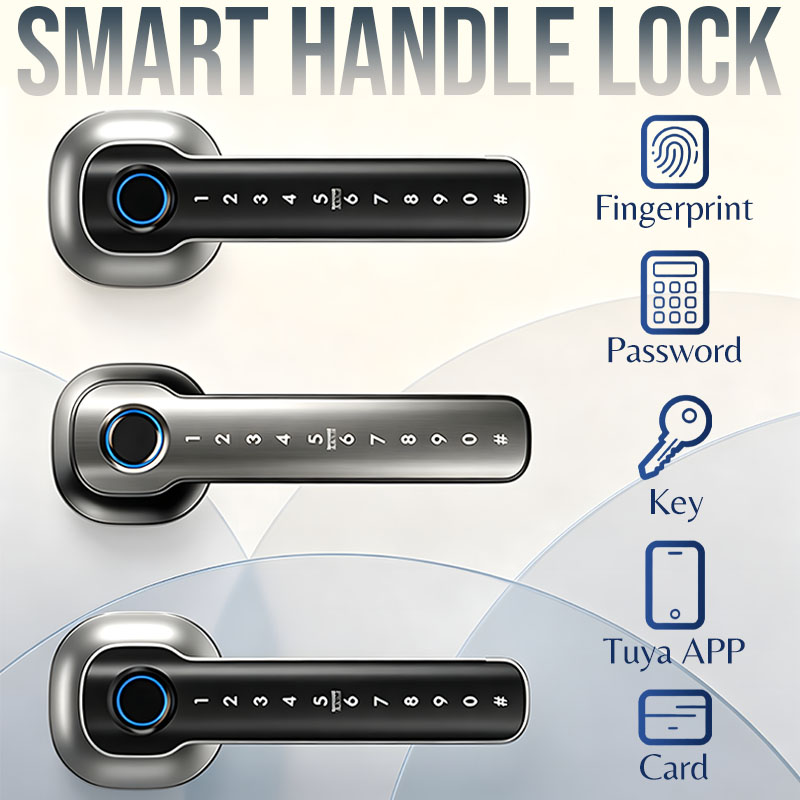 Home Security Battery - Home Security Devices Smart Fingerprint Door