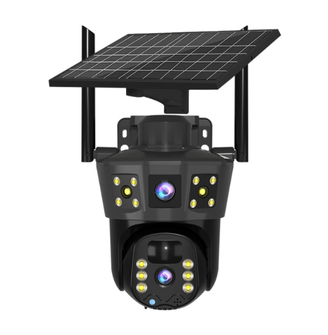Home Yard Security Cameras - Solar Security Camera with Solar Panel