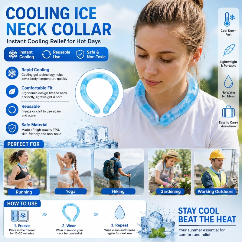 Home Security Outdoor - 2026 New Summer Ice Neck Ring