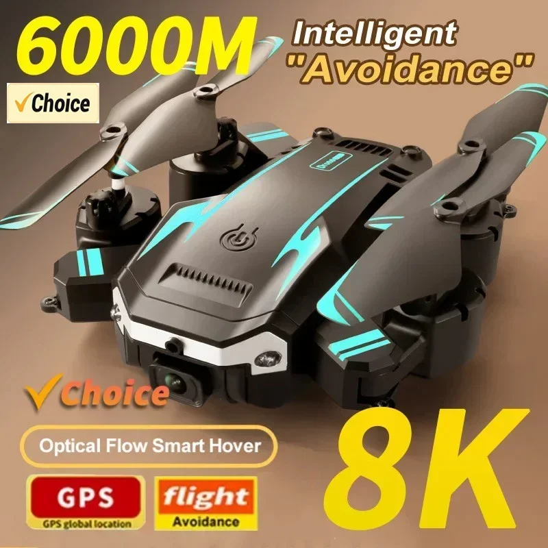 Home Security Cameras Outdoor - G6 Pro 8K Dual-Camera Drone, 5G