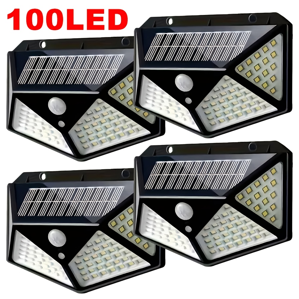 Solar Security Light - 100LED Outdoor Solar Garden Light Outdoor