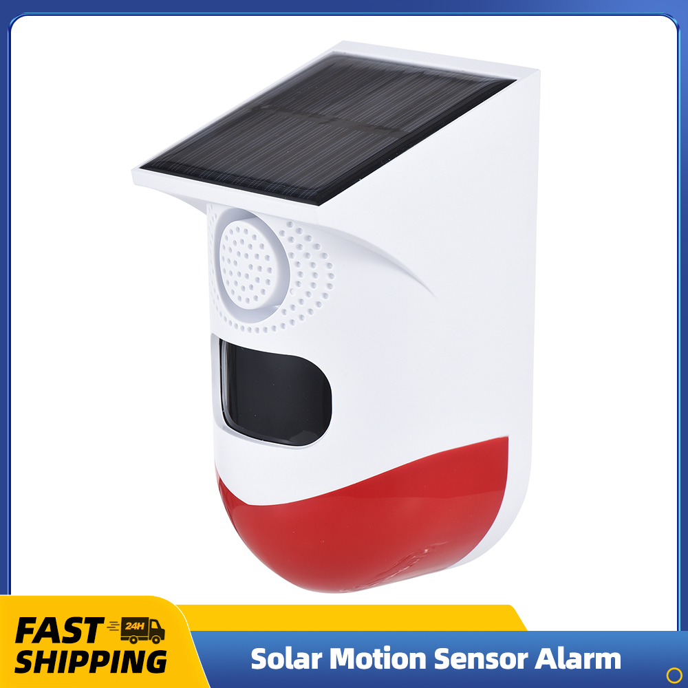 Solar Security Light - Solar Motion Sensor Alarm Outdoor 120dB