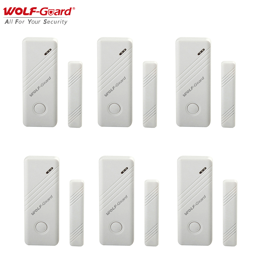 Home Security Diy - 6 x Wolf-Guard Wireless Contact Door