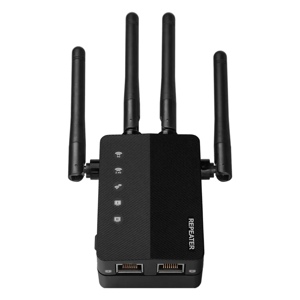 Home Security And Internet - WiFi Extender Featuring 2.4/5.8GHz Dual Band