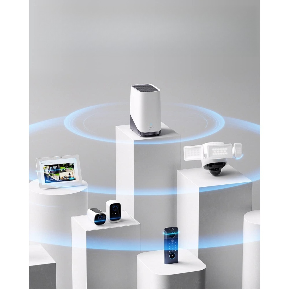 Home Security No Monthly Fee - Multi-Function-Expandable Home Security System Hub with