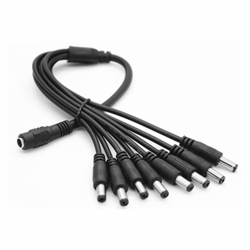 5.5 x 2.1mm 1 Female to 2 4 8  - Home Security Diy ulasan dan harga