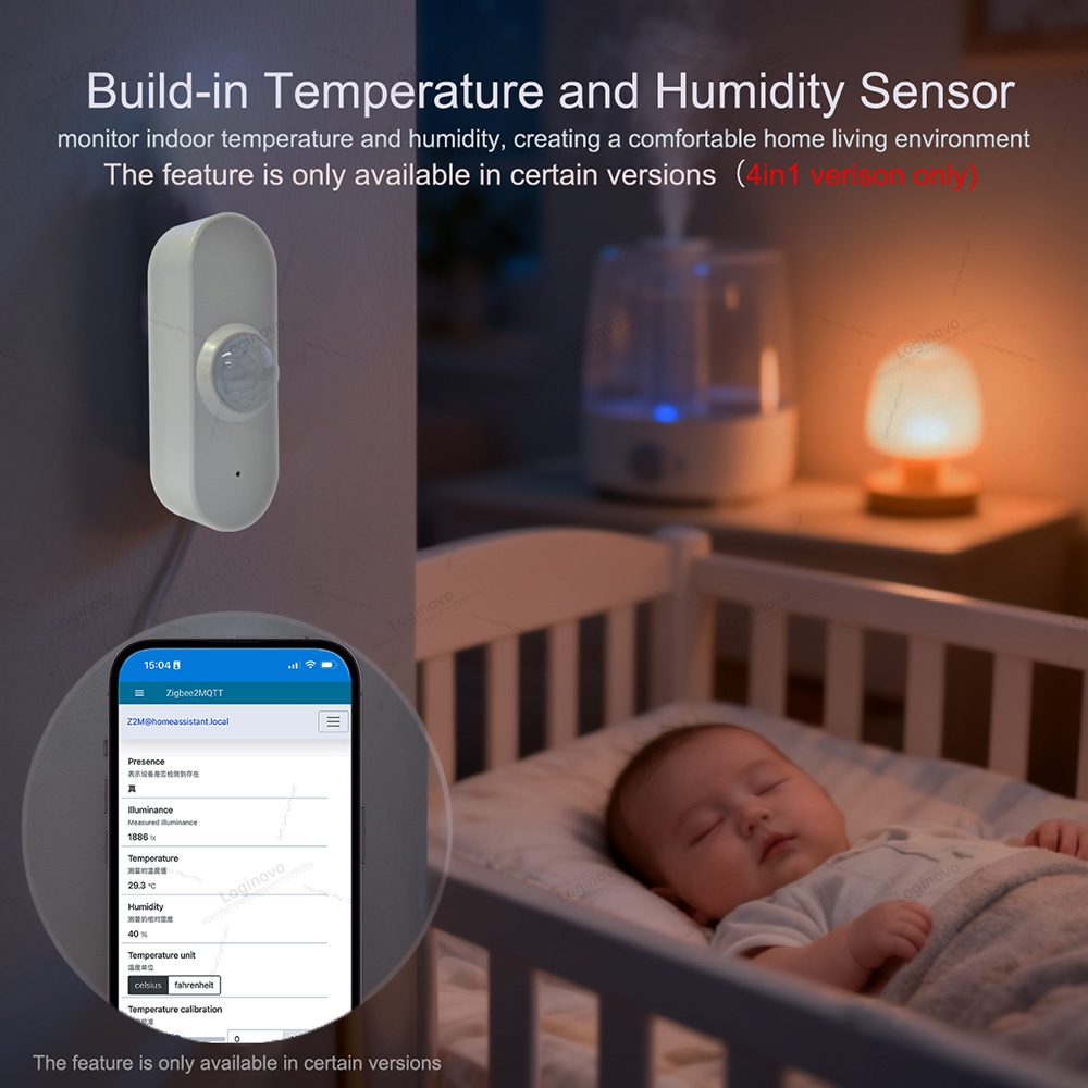 Zigbee 24G Mmwave Radar Human  - Home Security Battery ulasan dan harga