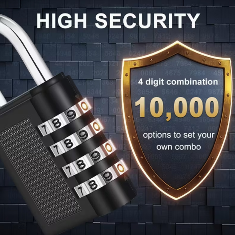 Metal 4-Digit Code Lock Outdoo - Home Security Essential ulasan dan harga