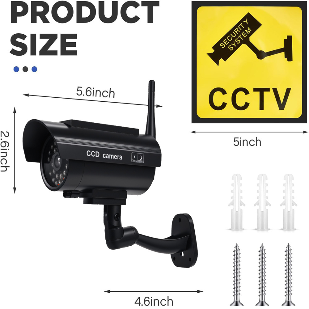 Mini Solar Powered Waterproof  - Home Yard Security Cameras ulasan dan harga