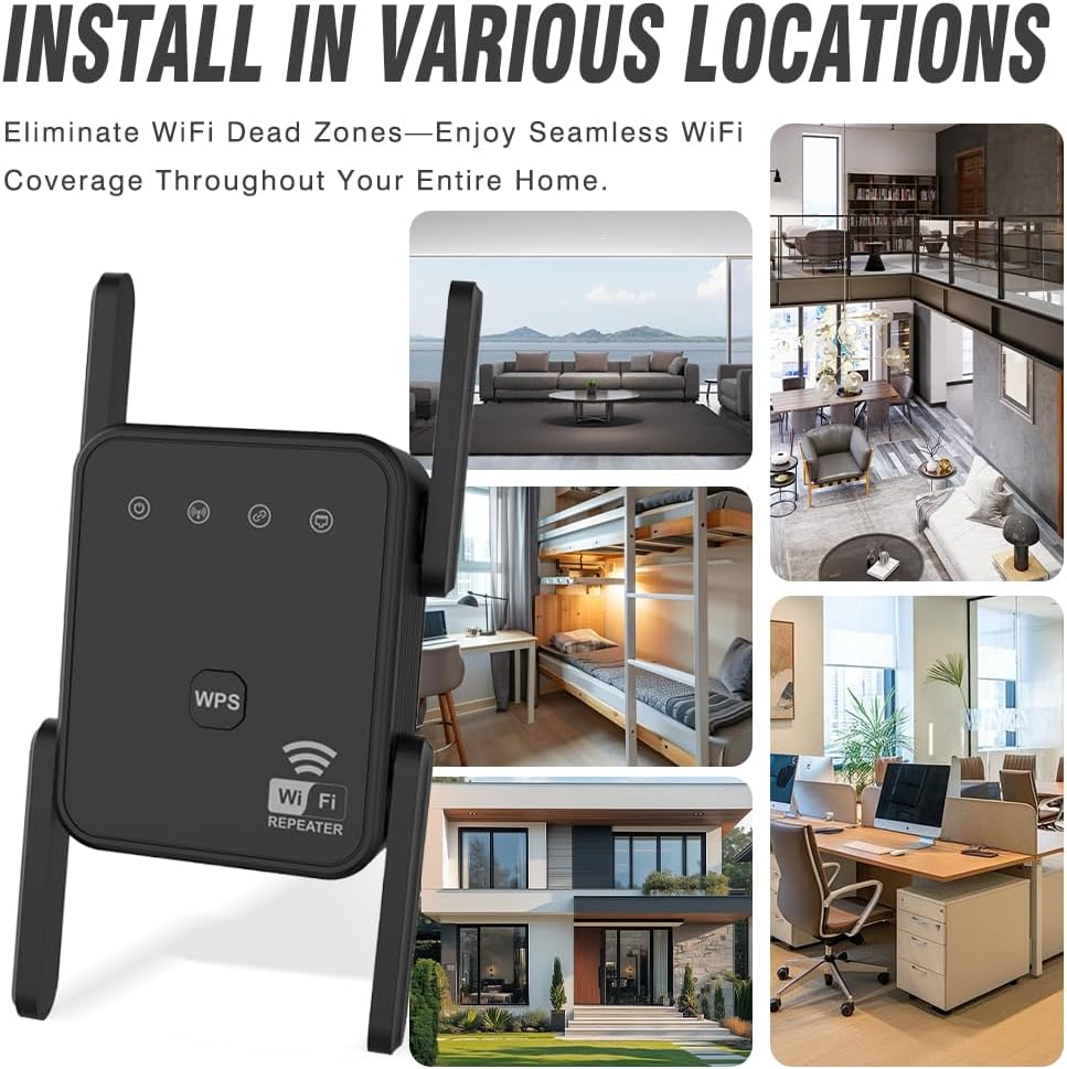 2026 New WiFi Repeater 300Mbps - Home Security Outdoor ulasan dan harga