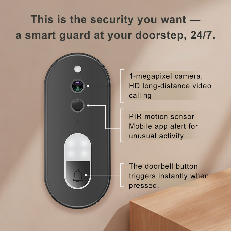 Tuya 1080P HD Wireless WiFi Vi - Home Security Bell ulasan dan harga