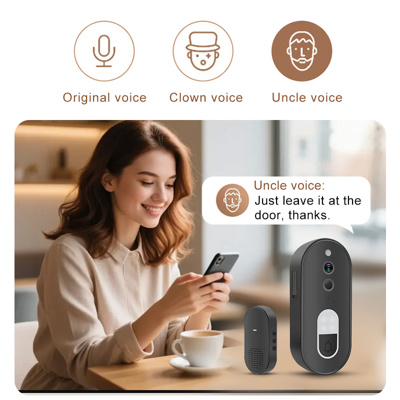 Tuya 1080P HD Wireless WiFi Vi - Home Security Bell ulasan dan harga