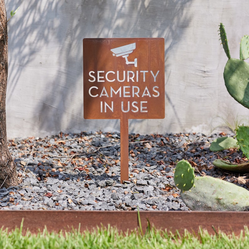 Security Camera Yard Sign - Mo - Home Yard Security Cameras ulasan dan harga