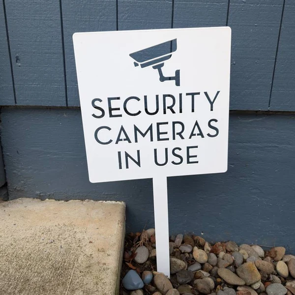 Security Camera Yard Sign - Mo - Home Yard Security Cameras ulasan dan harga