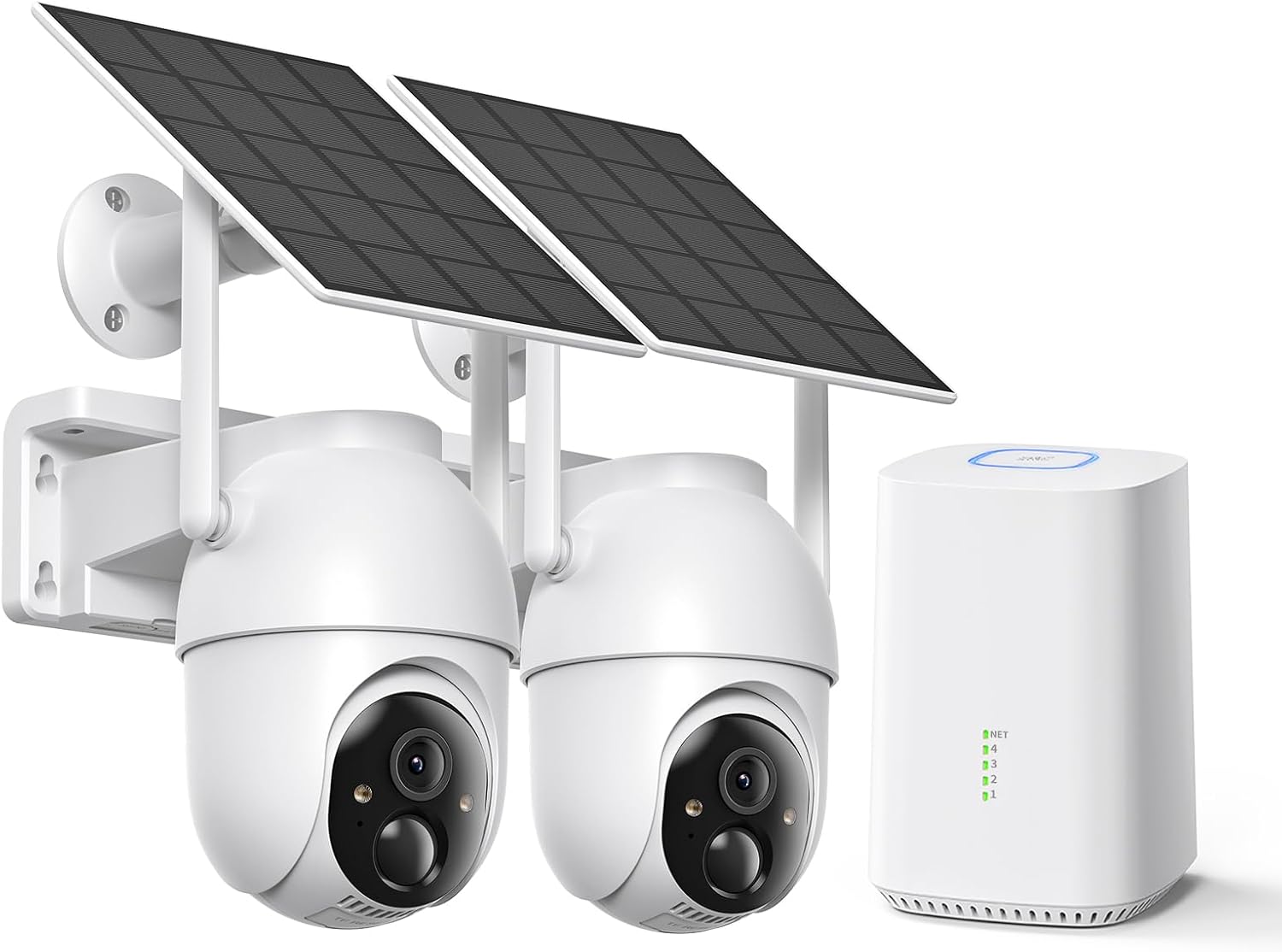 Wireless Outdoor Solar-Powered - Home Security No Monthly Fee ulasan dan harga