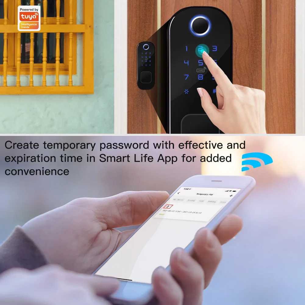 MOES WiFi Tuya Smart Lock Door - Home Security Ideas ulasan dan harga