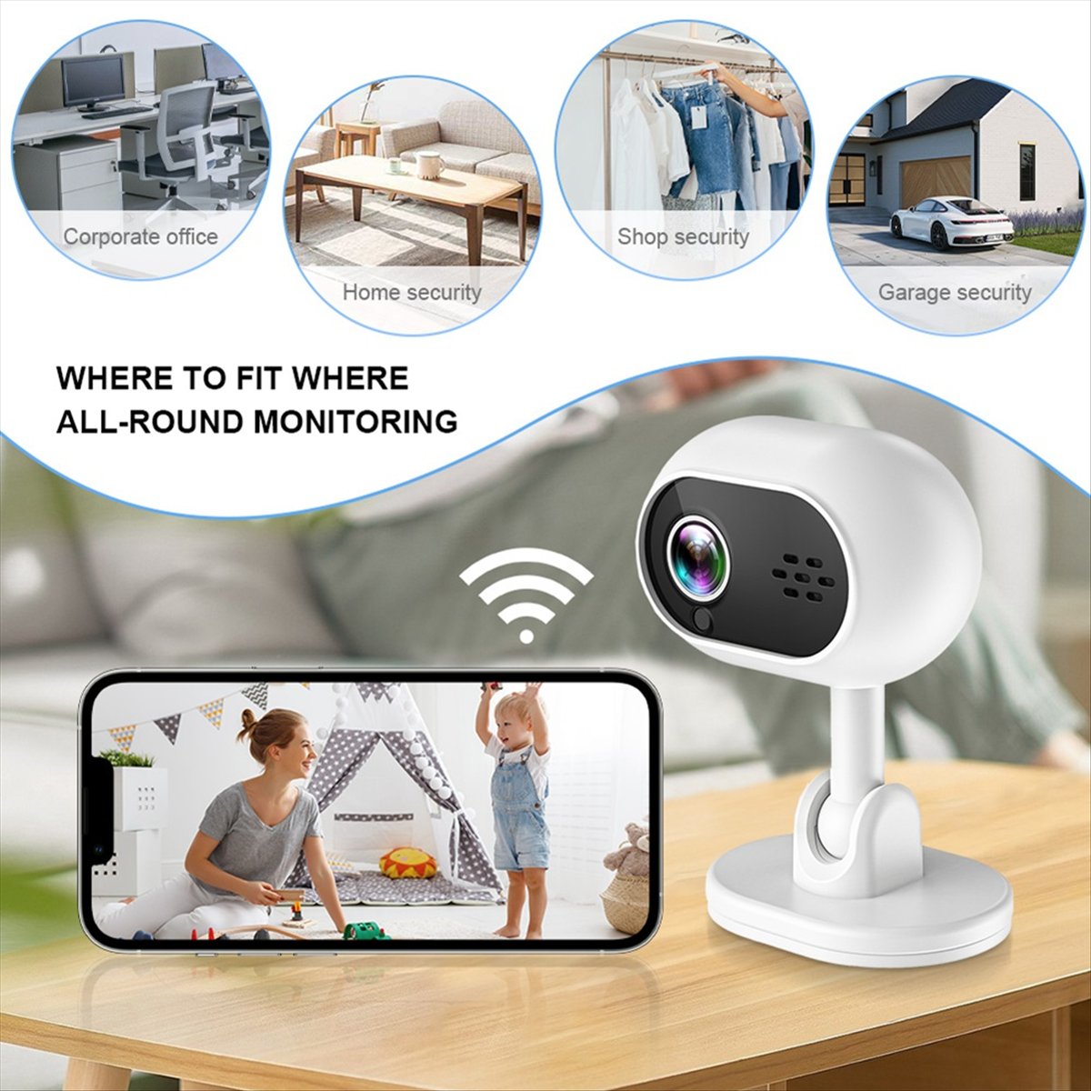 A4 1080P Smart Mini Wifi IP Ca - Home Security Wireless Camera ulasan dan harga