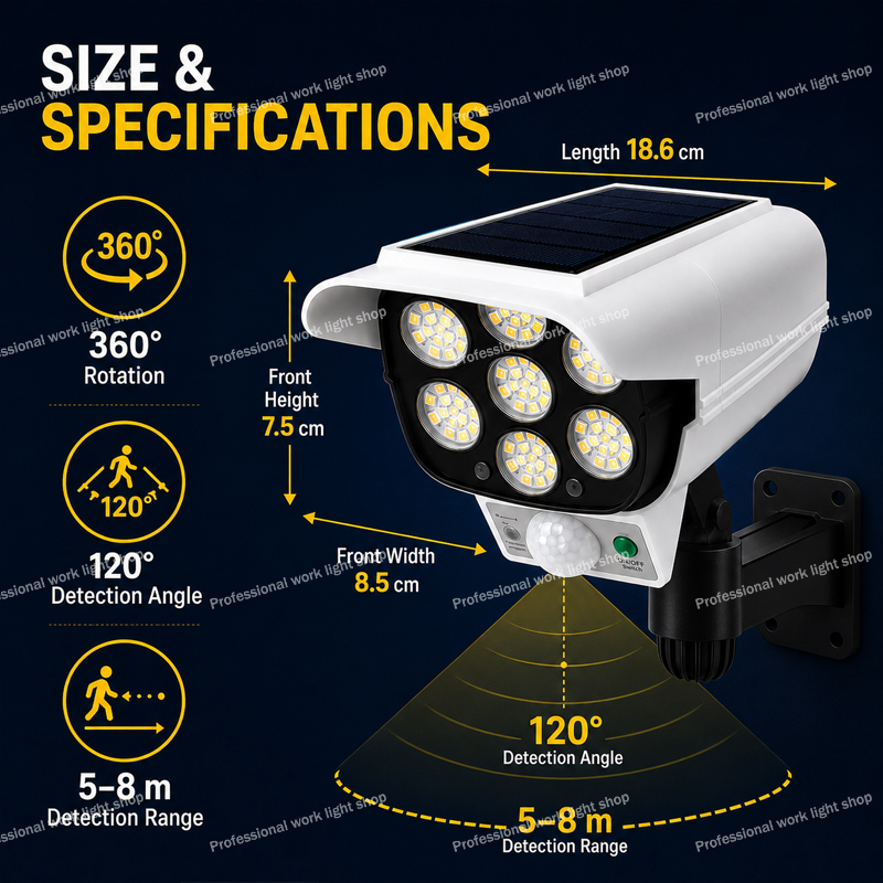 77 LED Solar Dummy Security Ca - Home Yard Security Cameras ulasan dan harga