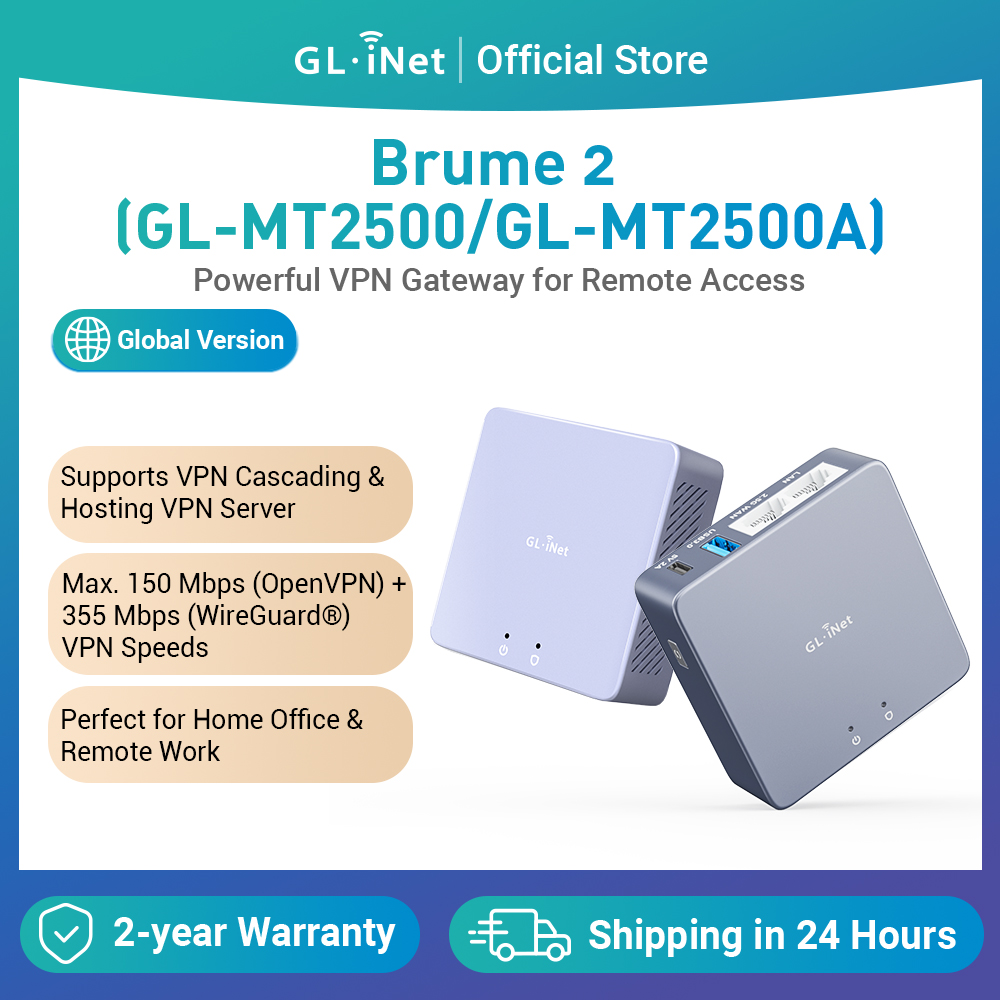 GL-iNET (Brume 2) GL-MT2500/MT - Home Security And Internet ulasan dan harga