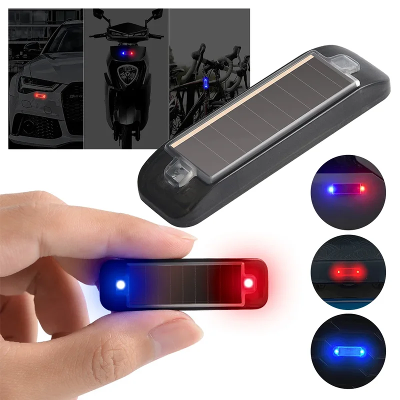 Mini LED solar power car warni - Solar Security Light ulasan dan harga