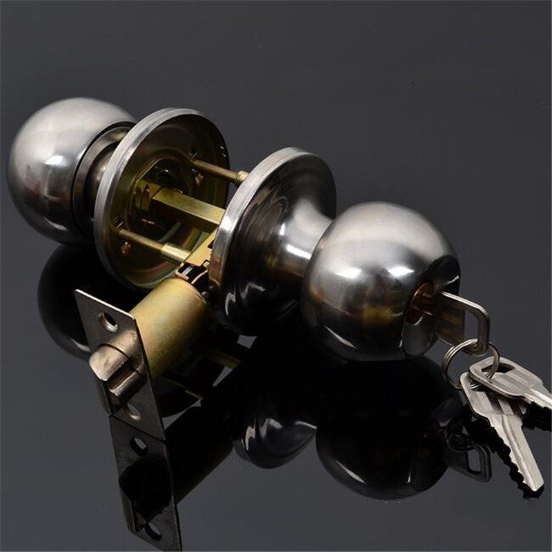 Round Ball Privacy Door Knob B - Home Security Ideas ulasan dan harga