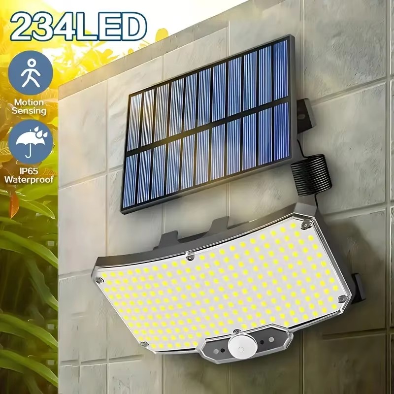 234LED Solar Outdoor Lights Mo - Solar Security Light ulasan dan harga