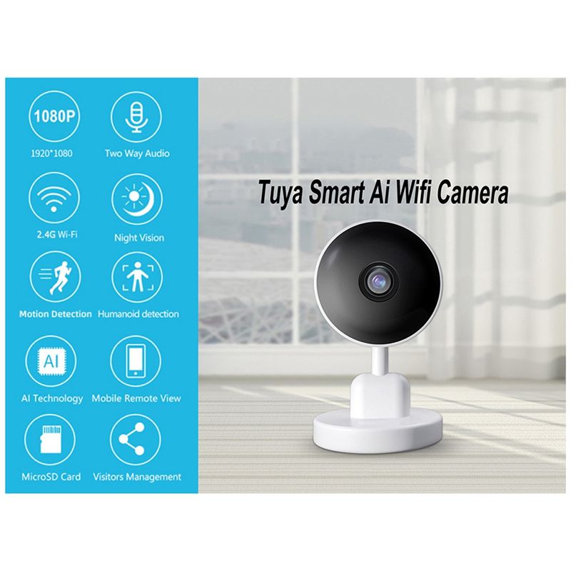 Essential Indoor Wifi Tuya Cam - Home Security Essential ulasan dan harga