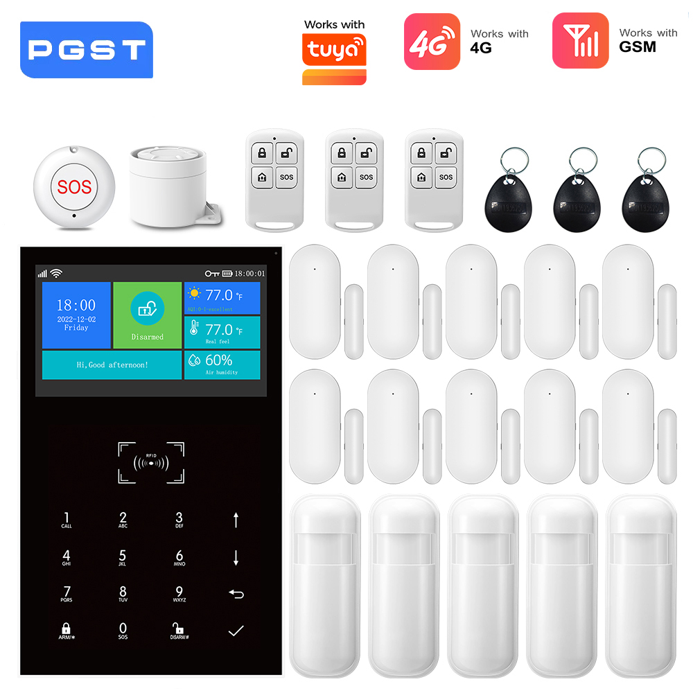 Smart Home Alarm System 2.4G W - Home Security No Monthly Fee ulasan dan harga