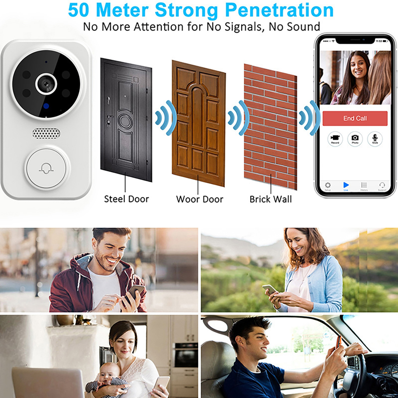 WiFi Smart Video Doorbell Came - Home Security Bell ulasan dan harga
