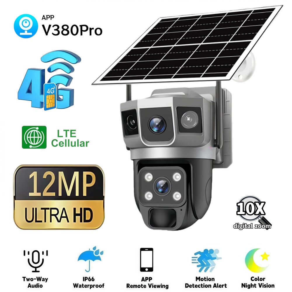 4G Camera Outdoor Solar Survei - Home Security Ideas ulasan dan harga