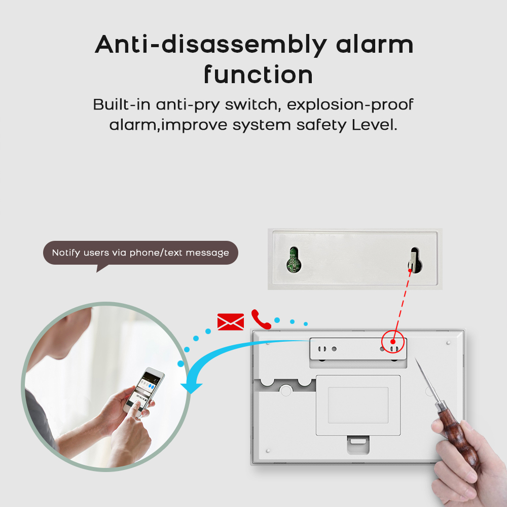 Wireless Alarm System 2.4GWiFi - Home Security No Monthly Fee ulasan dan harga