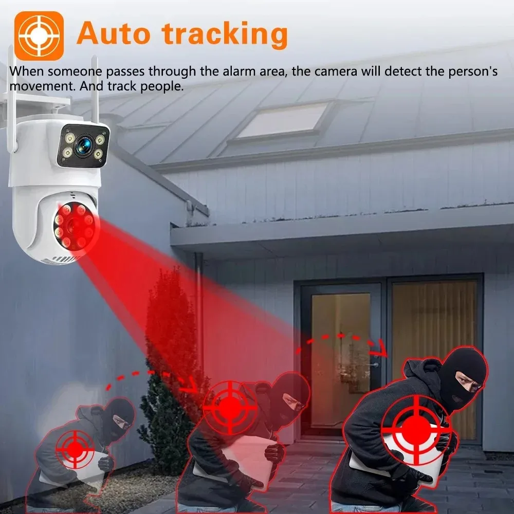 10 Channel CCTV Security 4K Du - Home Security Wireless Camera ulasan dan harga