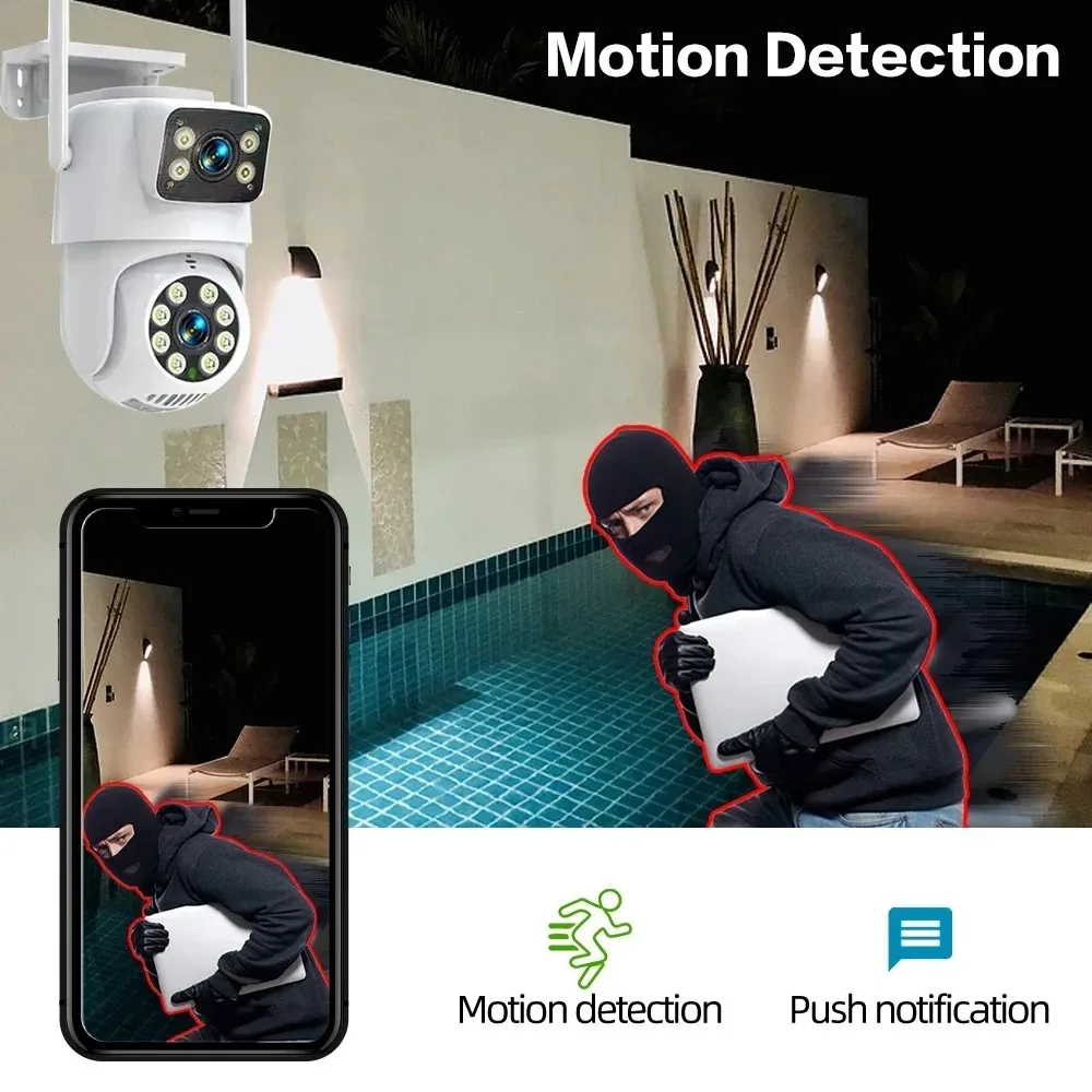 10 Channel CCTV Security 4K Du - Home Security Wireless Camera ulasan dan harga