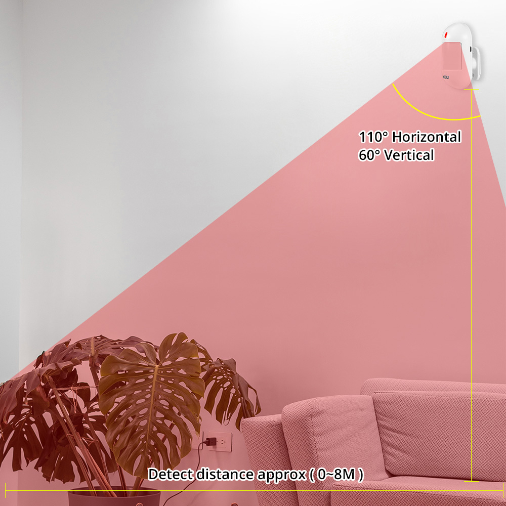 KERUI Wireless PIR Motion Sens - Home Security Battery ulasan dan harga
