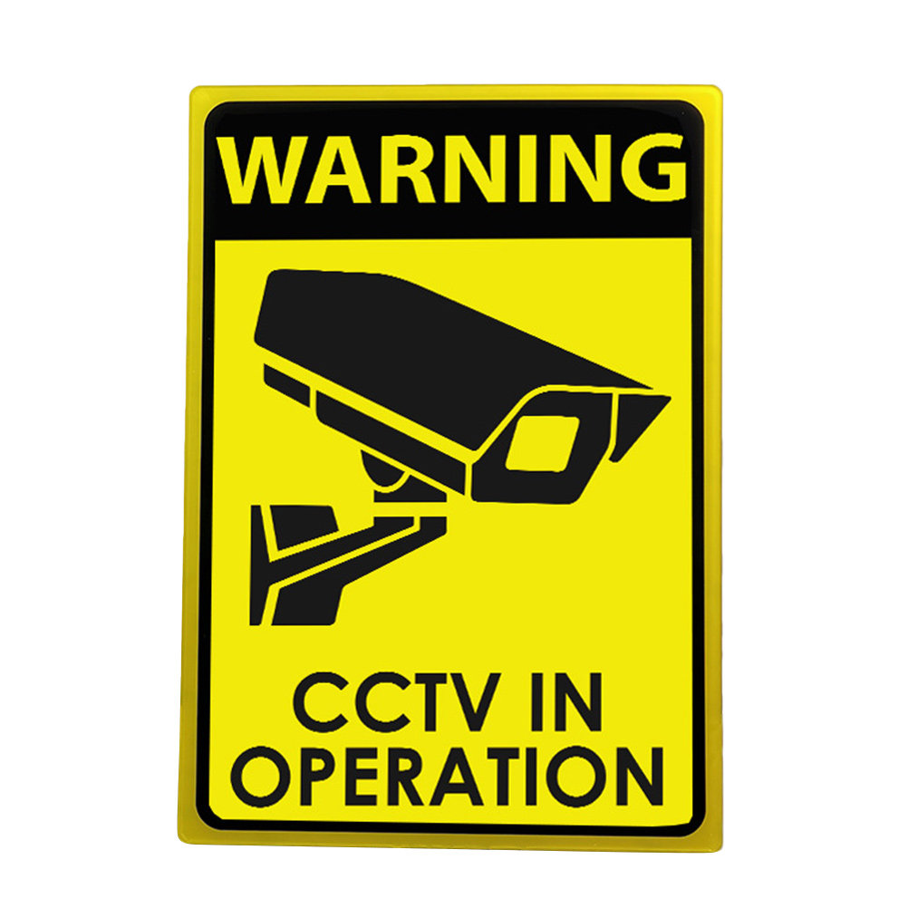 Acrylic Security Camera Warnin - Home Yard Security Cameras ulasan dan harga