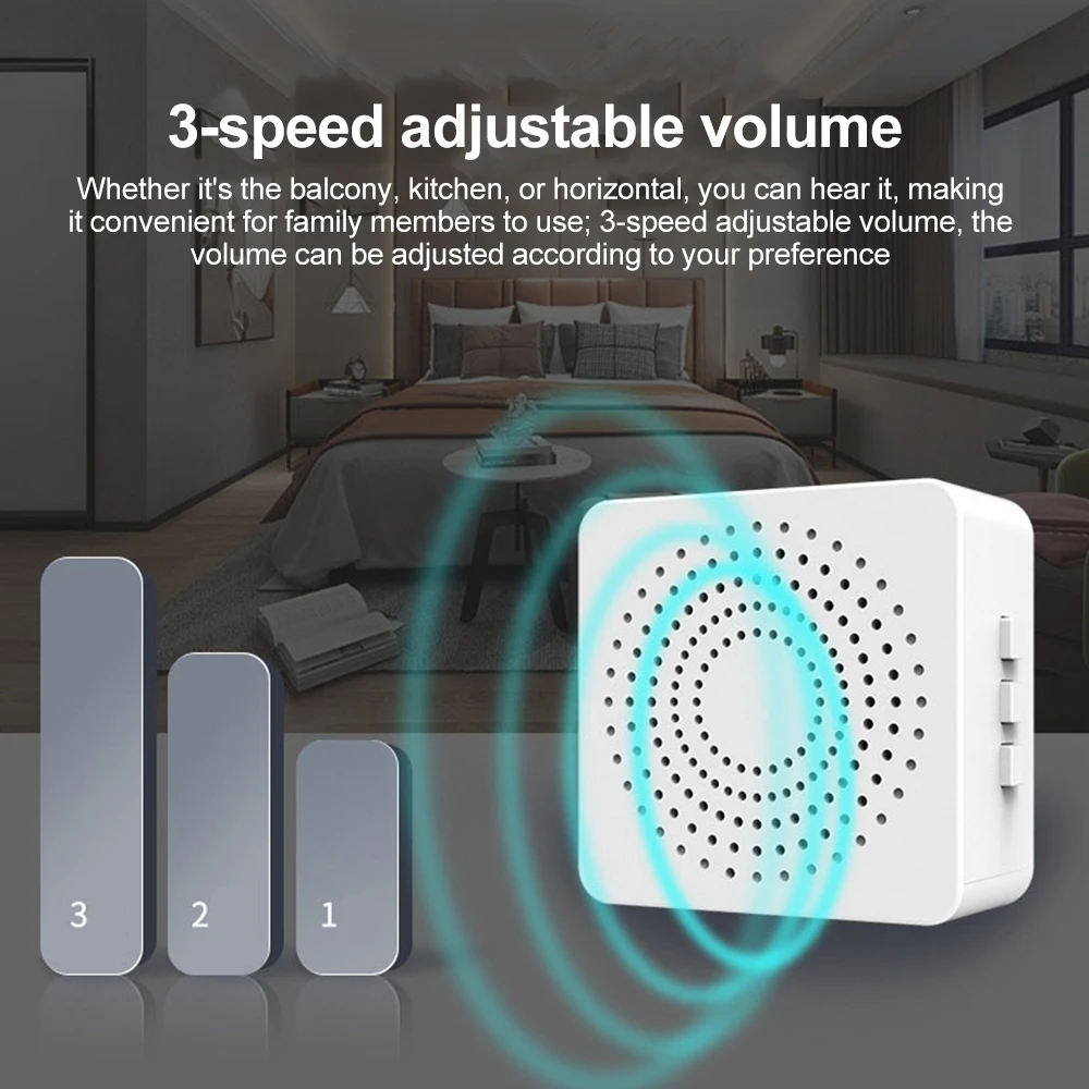 USB Wireless Doorbell Smart We - Home Security Bell ulasan dan harga