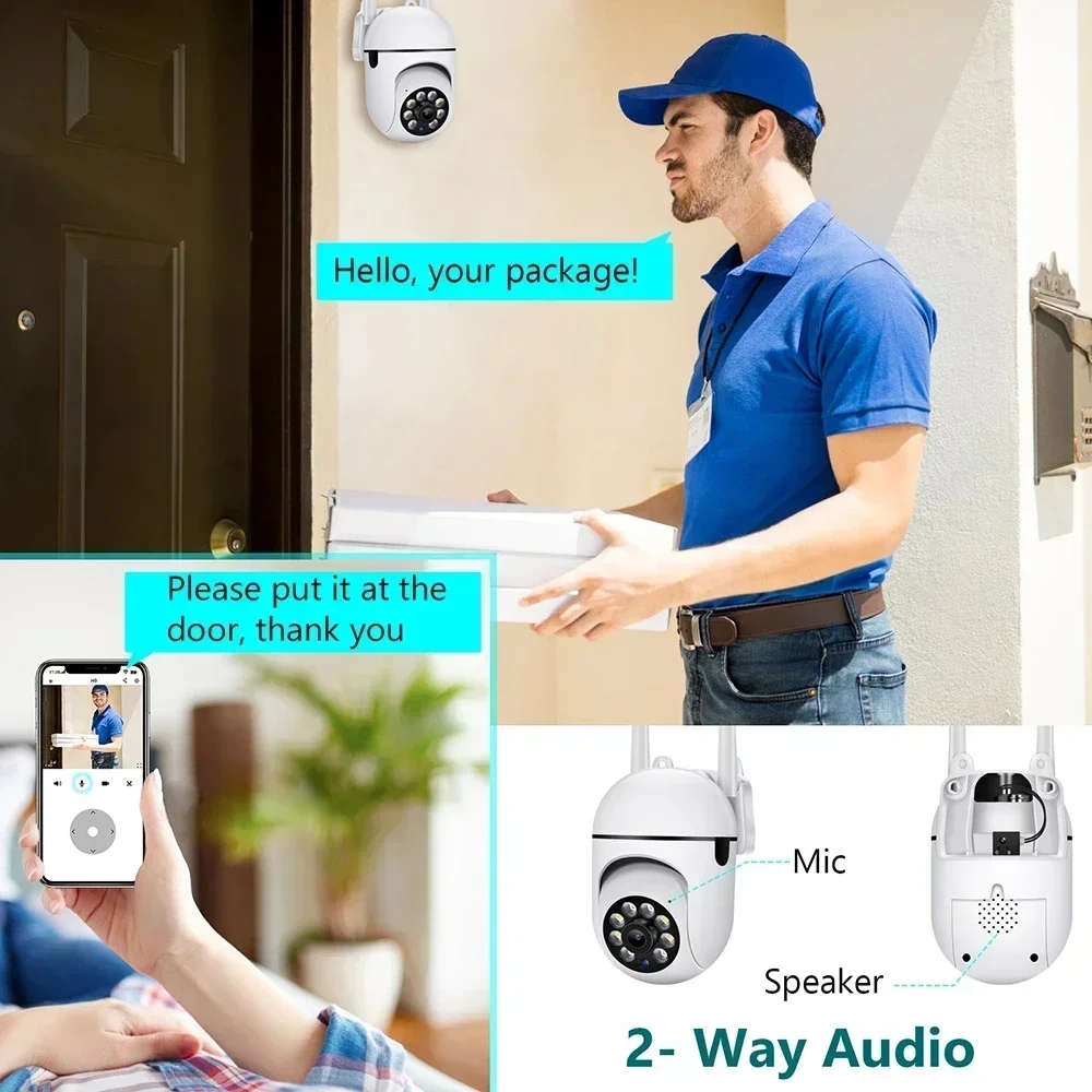 Mini 5MP HD WiFi Outdoor Secur - Home Yard Security Cameras ulasan dan harga
