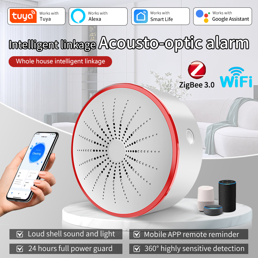 Tuya WiFi ZigBee Smart Alarm S - Home Security Ultimate ulasan dan harga