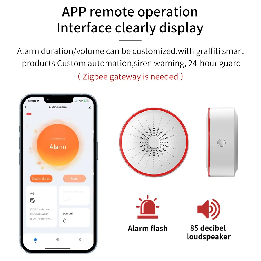 Tuya WiFi ZigBee Smart Alarm S - Home Security Ultimate ulasan dan harga