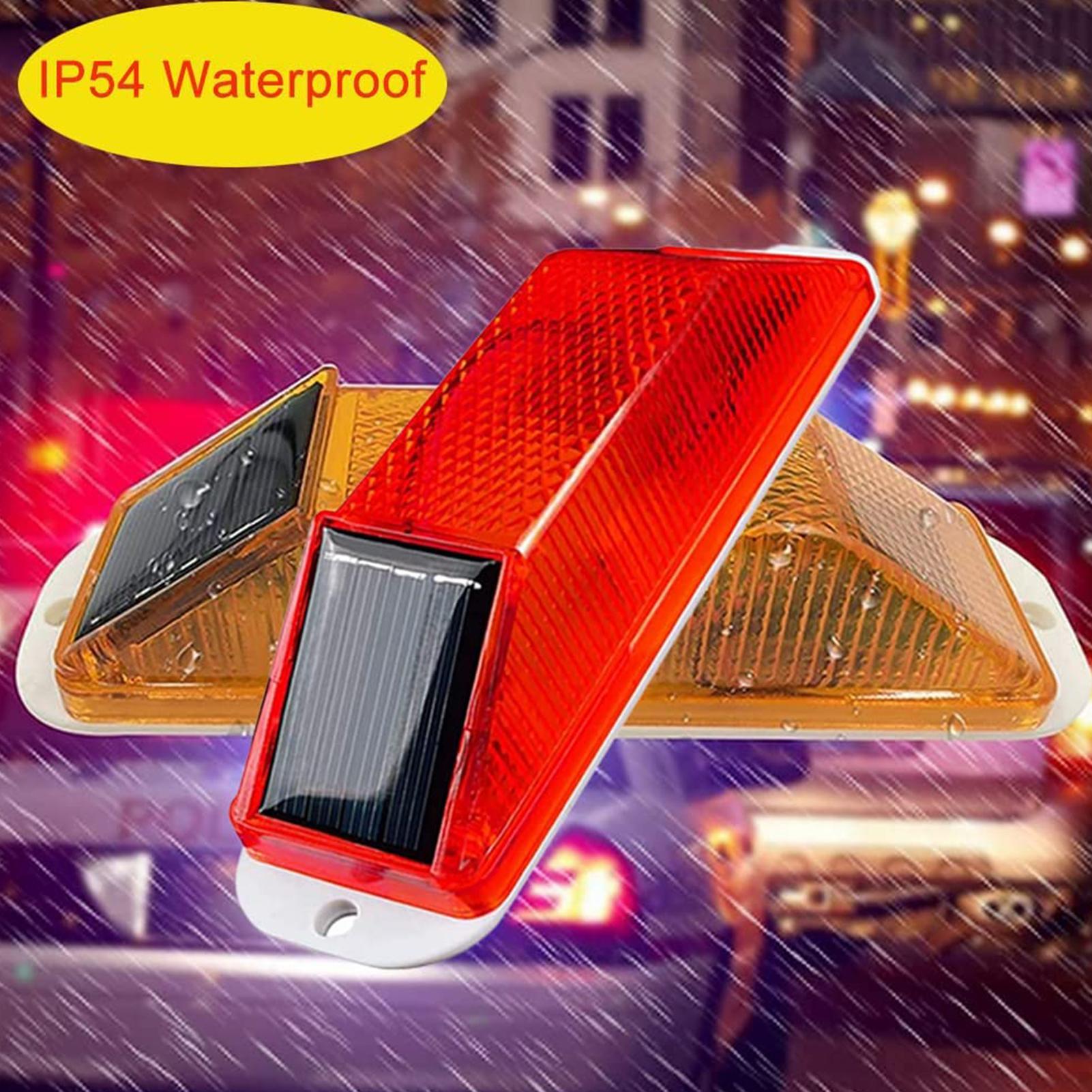 LED Solar Strobe Warning Lamp  - Solar Security Light ulasan dan harga