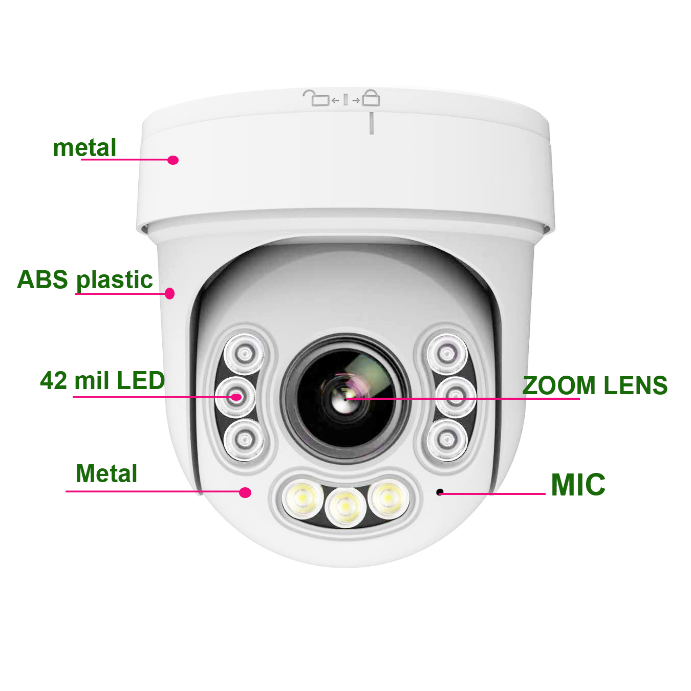 HiEasy 30X ZOOM 4K 8MP 30fps W - Home Security Hikvision ulasan dan harga