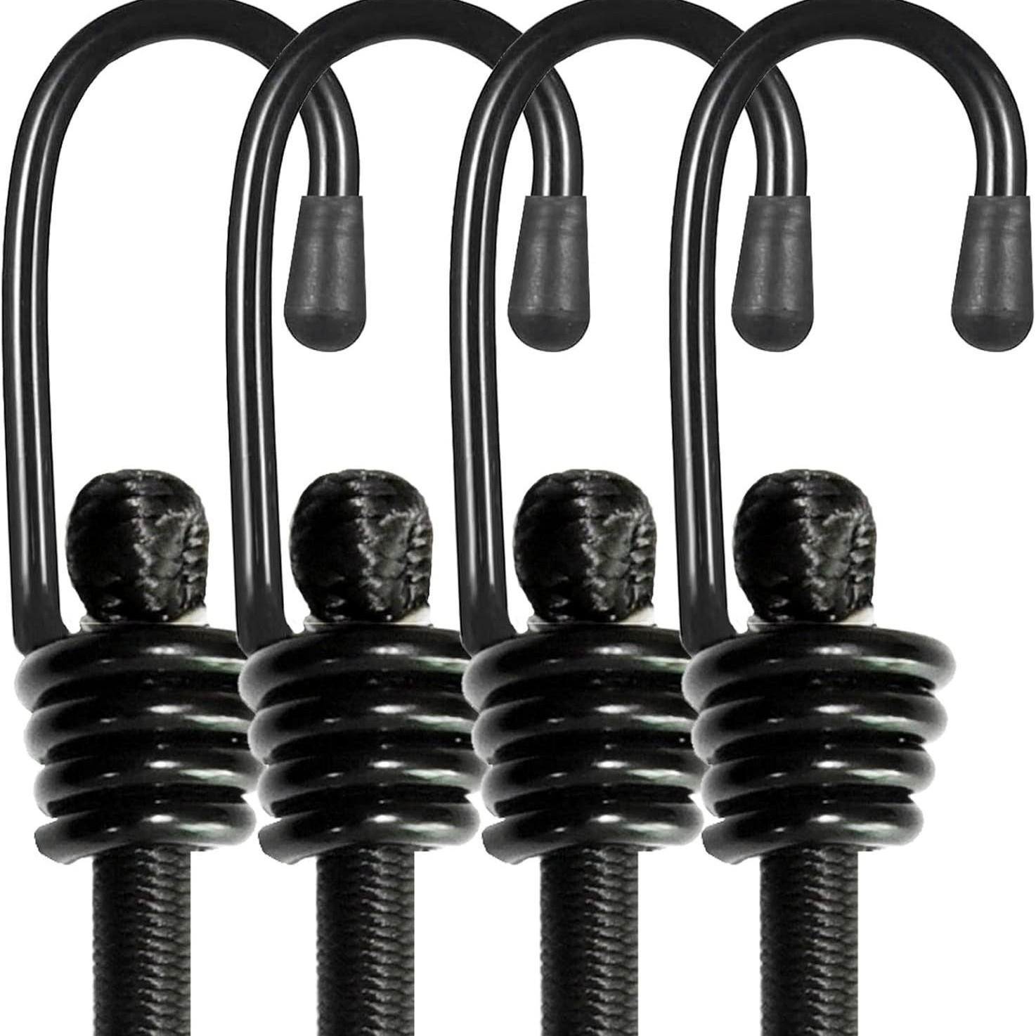 4Pcs Bungee Cords with Hooks I - Home Security Outdoor ulasan dan harga