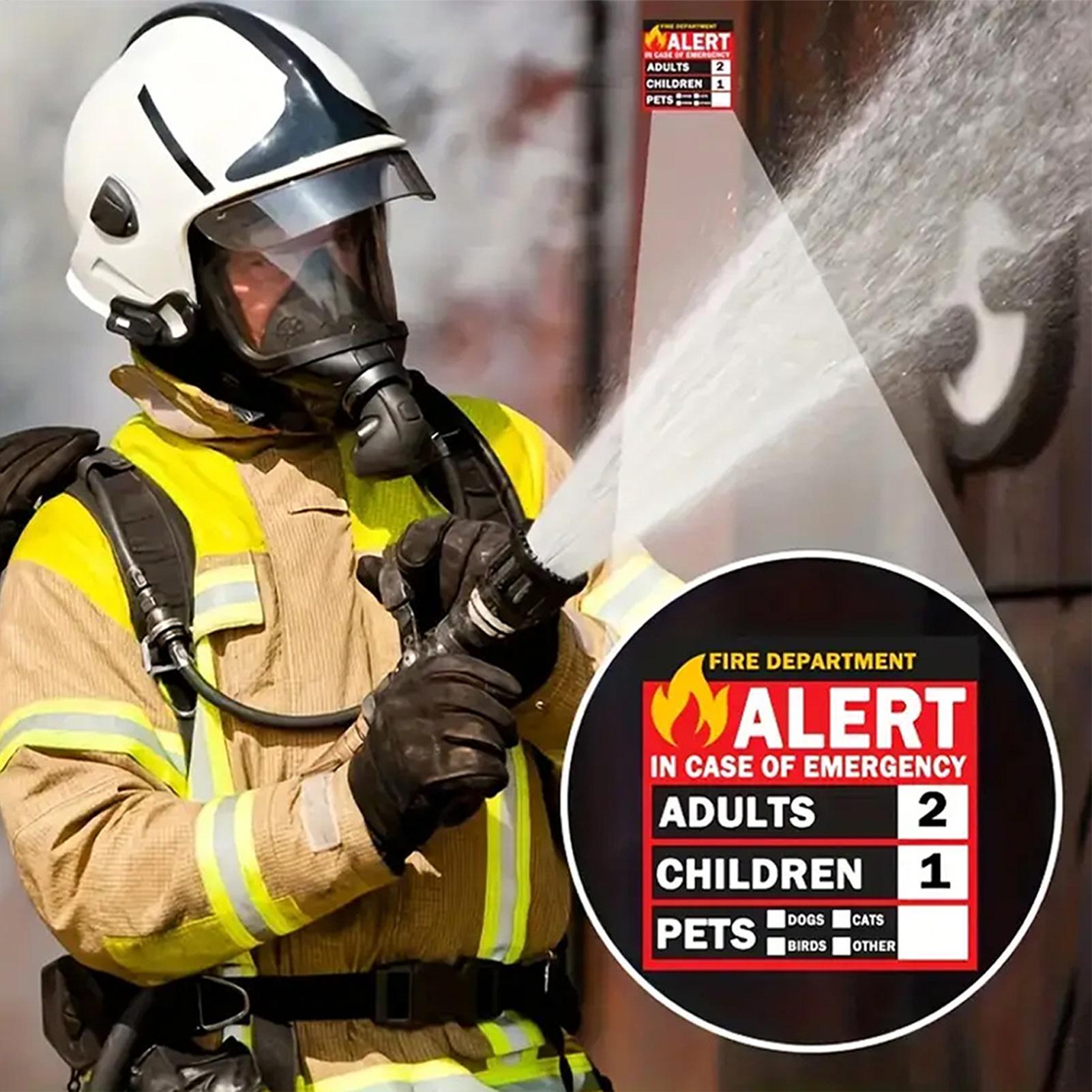 Fire Pet Alert Sticker Rain-Pr - Home Security Department ulasan dan harga