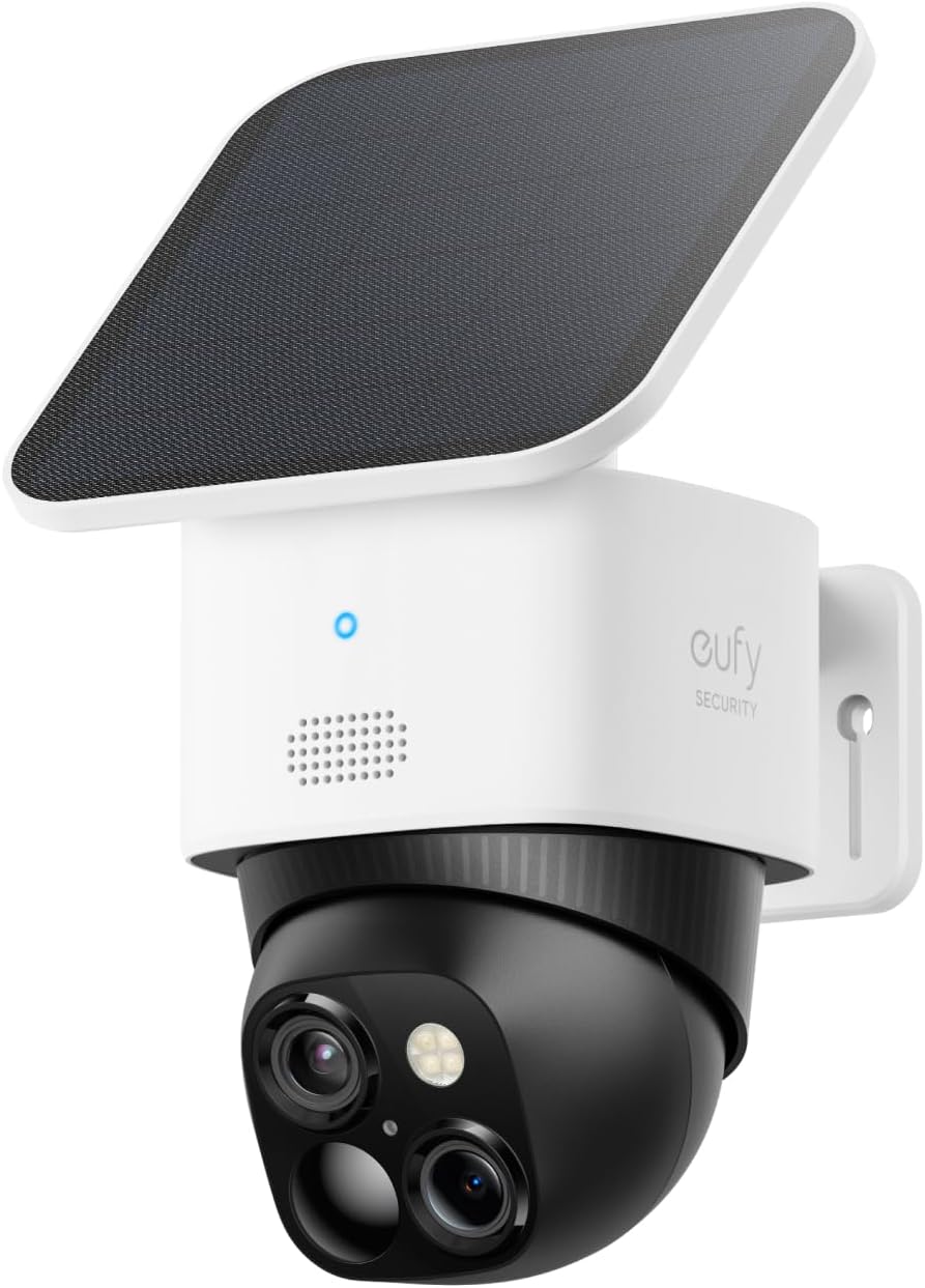 3K Dual Lens Solar Security Ca - Home Security No Monthly Fee ulasan dan harga