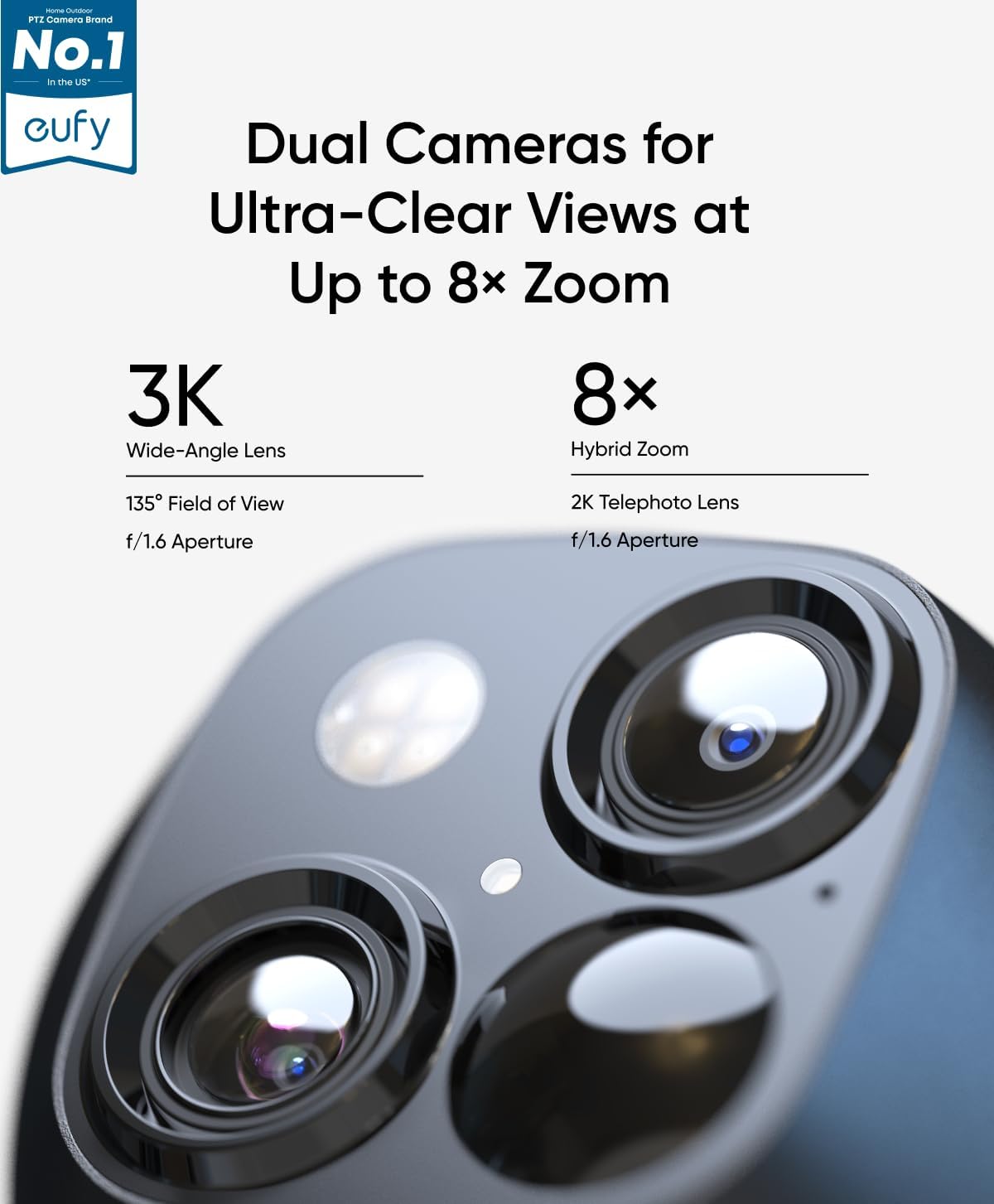 3K Dual Lens Solar Security Ca - Home Security No Monthly Fee ulasan dan harga