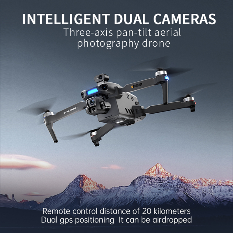 2026 New 8K Dual Camera Drone  - Home Security Cameras Outdoor ulasan dan harga