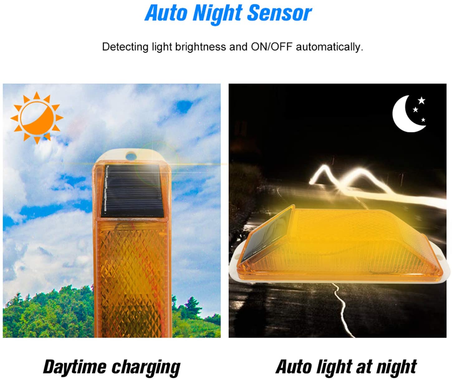Solar Strobe Warning LED Lamp  - Solar Security Light ulasan dan harga